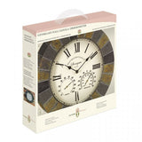 Smart Garden 14in Stonegate Wall Clock & Thermometer