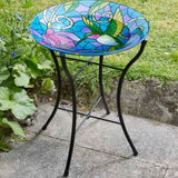 Smart Garden 35cm Hummingbird Glass Birdbath
