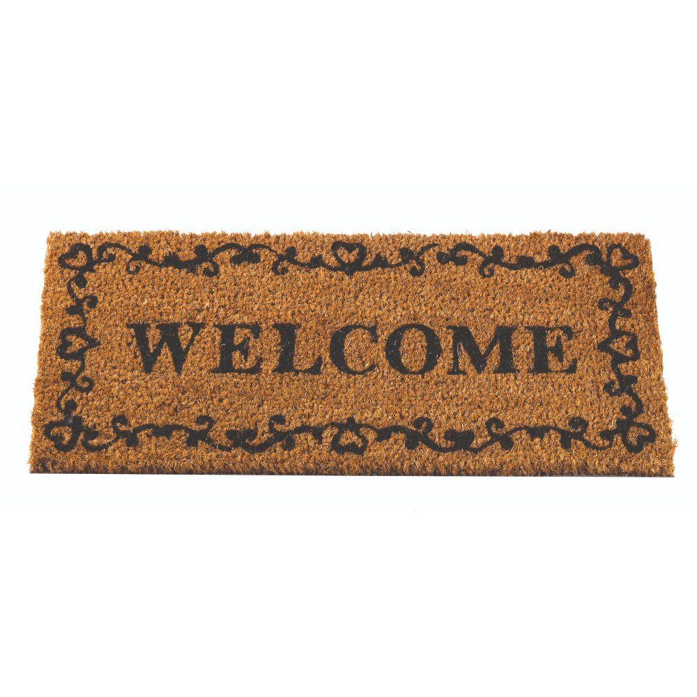 Outside In 53cm Welcome Coir Doormat Insert
