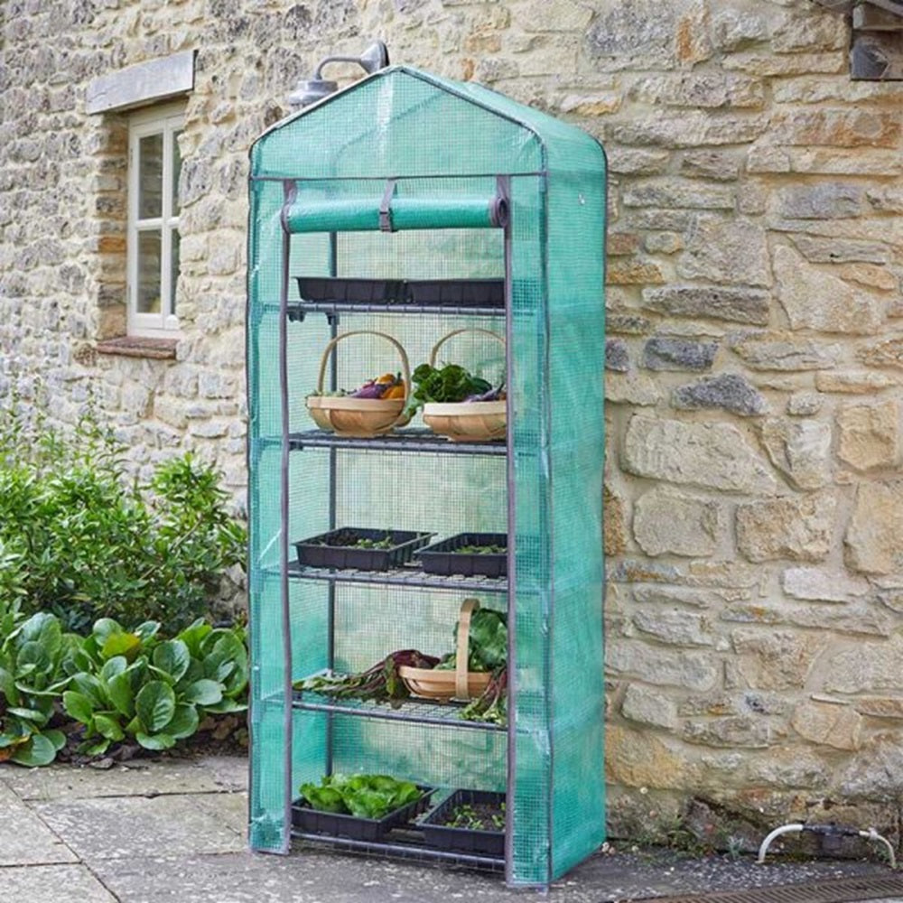 Smart Garden GroZone  1.8m Classic 5 Tier PE Mini Greenhouse
