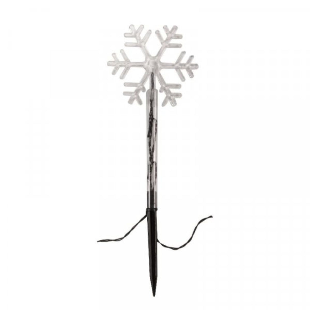 Three Kings 8 Warm White LED Snow Décor Stakes