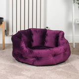 Smart Garden Mulberry Button-Tufted Round Bed - Large