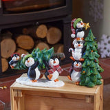 Three Kings 21cm Christmas Tree Penguins Ornaments (Choice of 2)