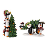 Three Kings 21cm Christmas Tree Penguins Ornaments (Choice of 2)