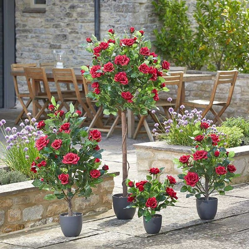 Smart Garden 80cm Red Artificial Regents Roses