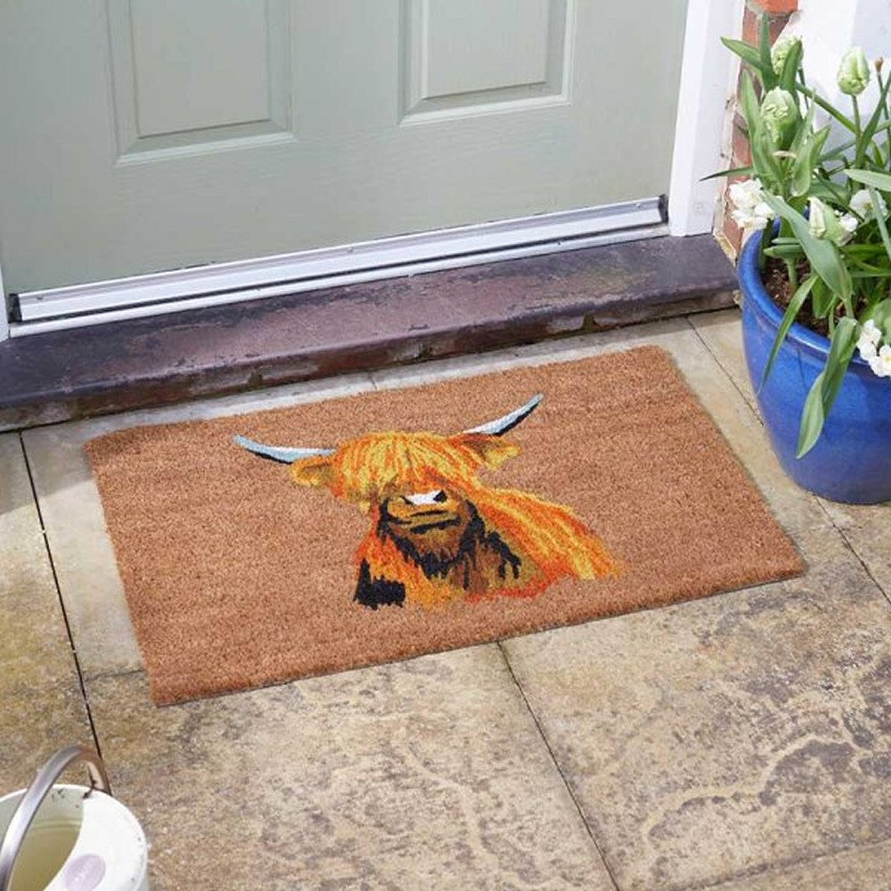 Smart Garden 75cm x 45cm Highland Cow Mat