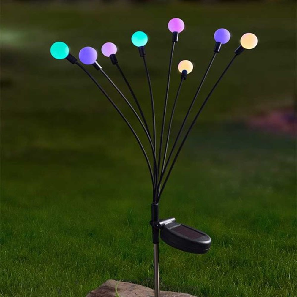 Smart Solar 8-Stem GloGlobes Multi Coloured, Stake Light
