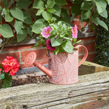 Smart Garden 16cm Watering Can Metal Plant Pot Fern Terracotta