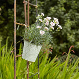 Smart Garden 6" / 15cm Fence & Balcony Metal Hanging Pot Fern Sage