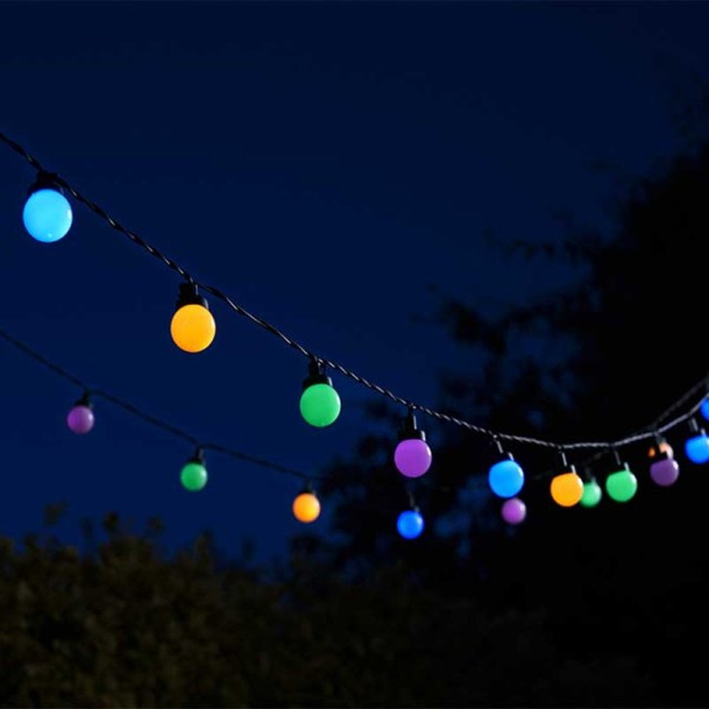 Smart Solar SuperBright 435cm MultiPower Festoon String Lights x30