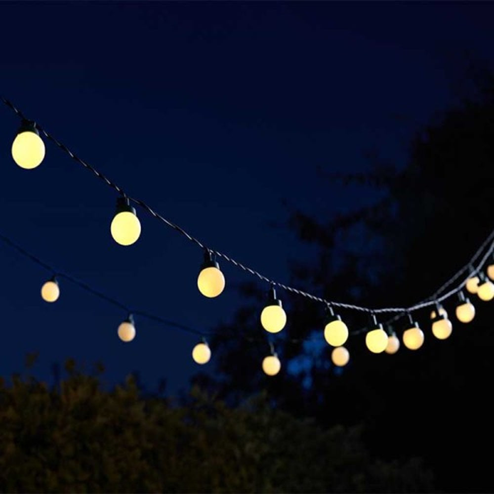 Smart Solar SuperBright 435cm MultiPower Festoon String Lights x30