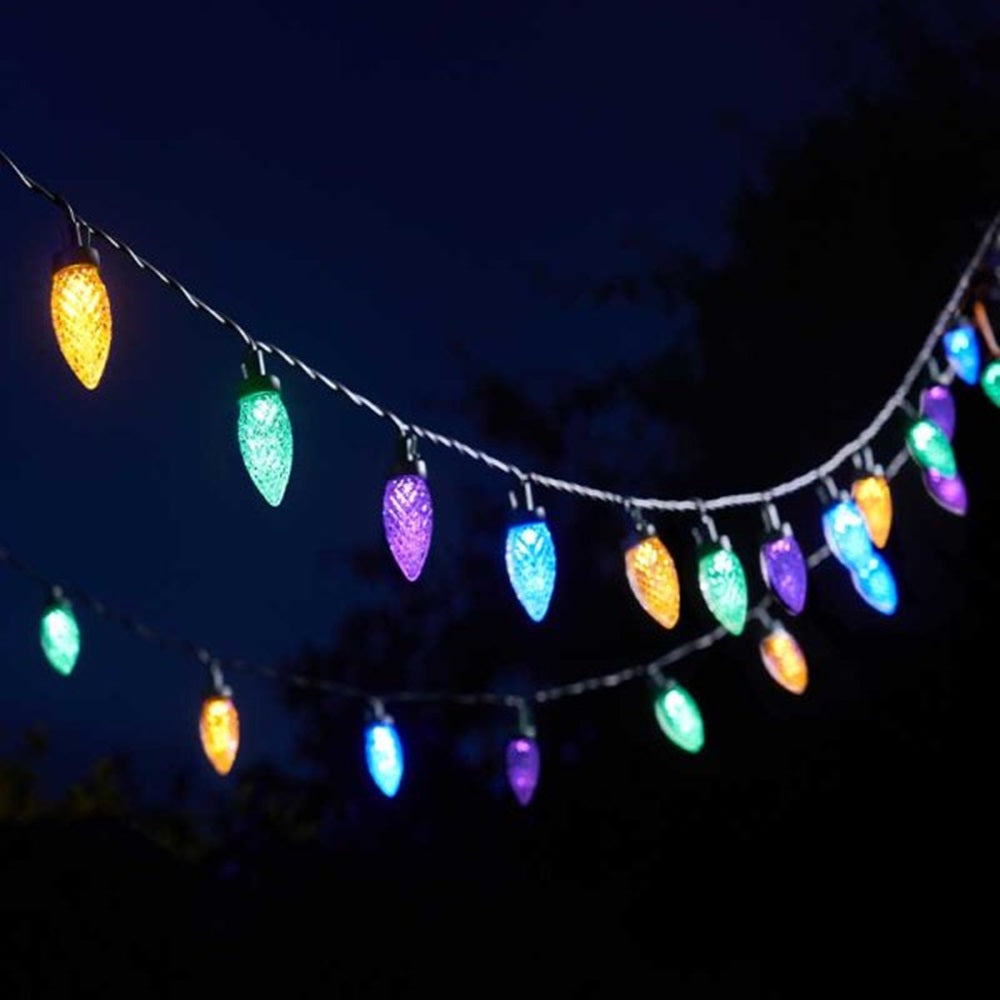 Smart Solar SuperBright 435cm MultiPower Pine Cone String Lights x30
