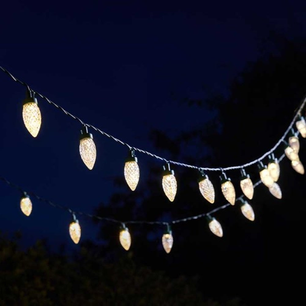 Smart Solar SuperBright 435cm MultiPower Pine Cone String Lights x30