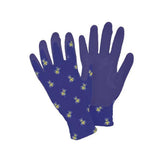 Briers Bee Pattern Seed & Weed Gardening Gloves Medium Strech Fit