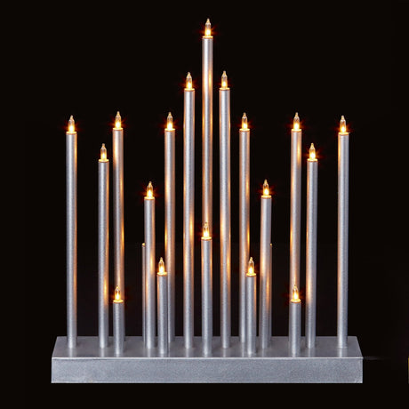 Premier 33cm 20 Gold or Silver Light Candle Bridge (choice of 2)