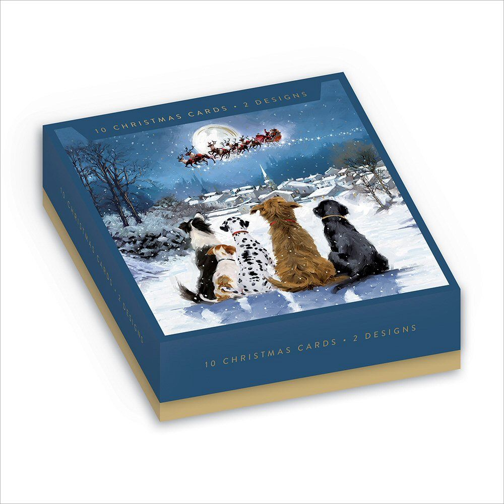 Woodmansterne Christmas Magic Cards - Pack of 10