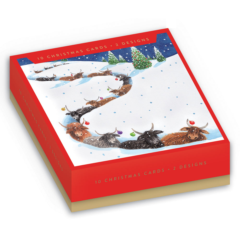 Woodmansterne Christmas Parade Christmas Cards - Pack of 5