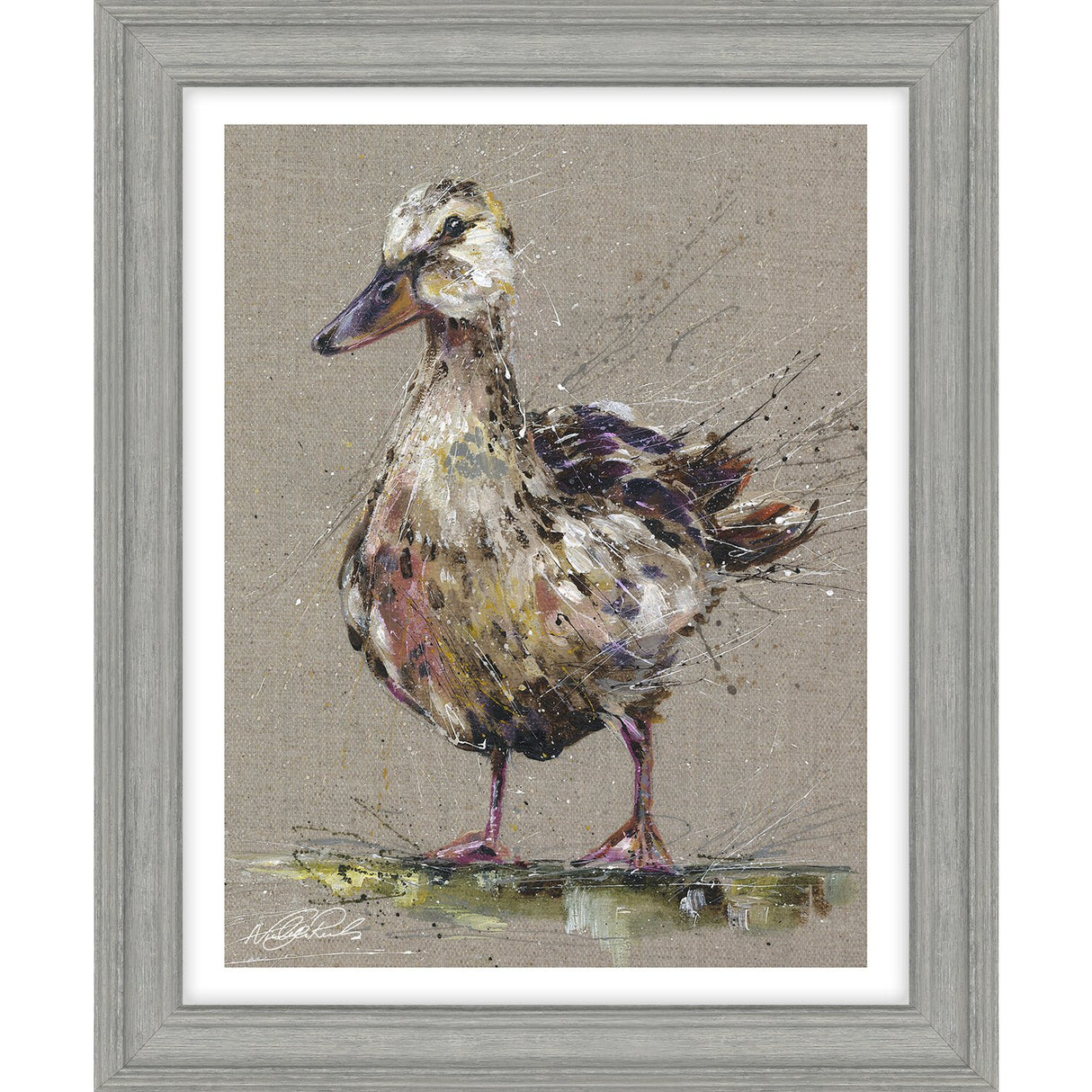 Artko 35cm 'Daisy Duck' Framed Print by Nicola Jane Rowles - AK12210