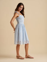 Brakeburn 18 Blue Fossil Knee Length Dress