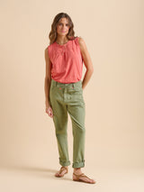 Brakeburn 10 Coral Vest Top