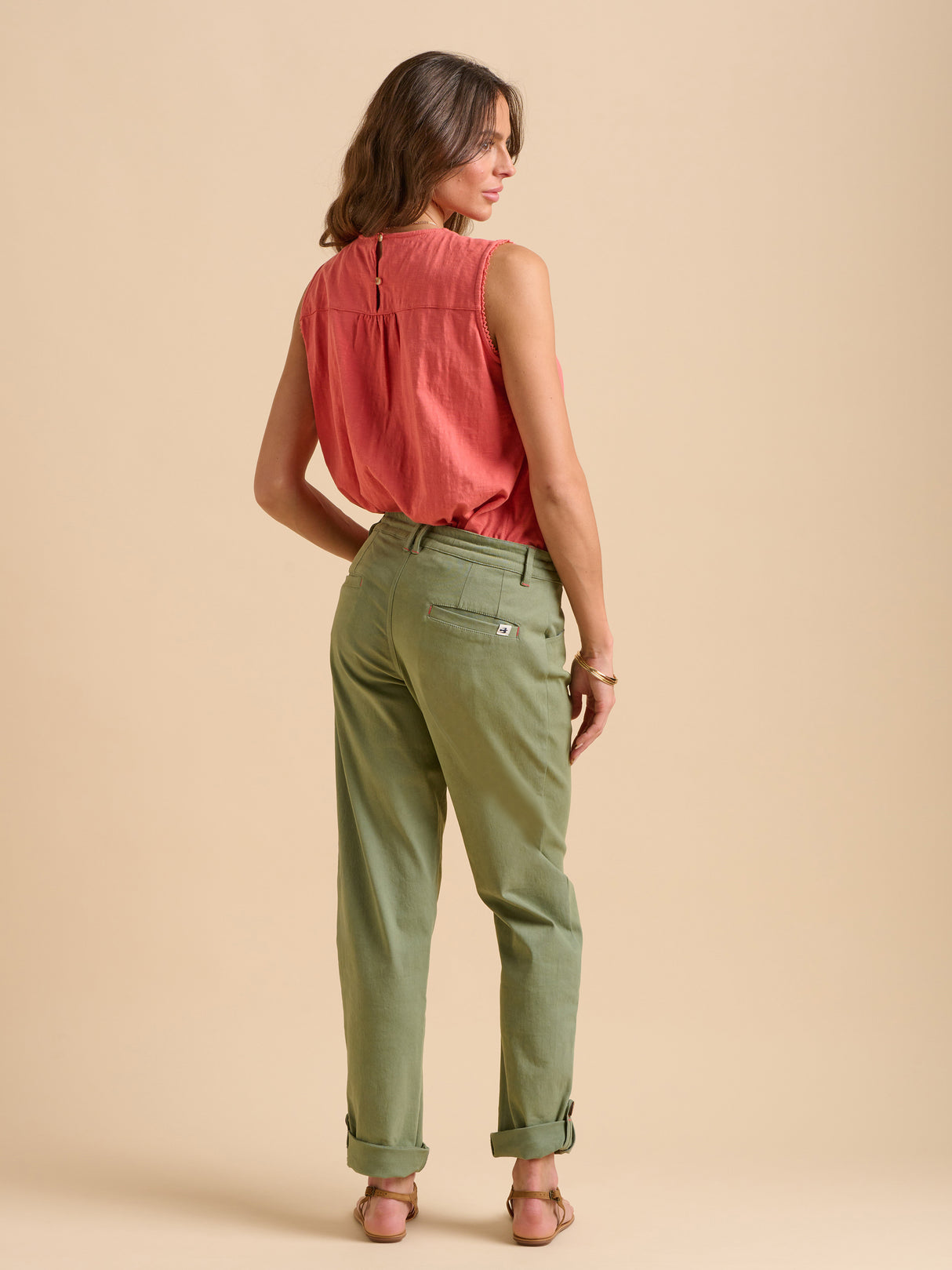 Brakeburn 10 Coral Vest Top