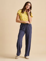 Brakeburn 10 Yellow Summer Ditsy Blouse