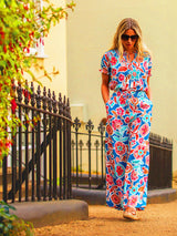 Brakeburn 18 Multi-Coloured Full Bloom Trouser