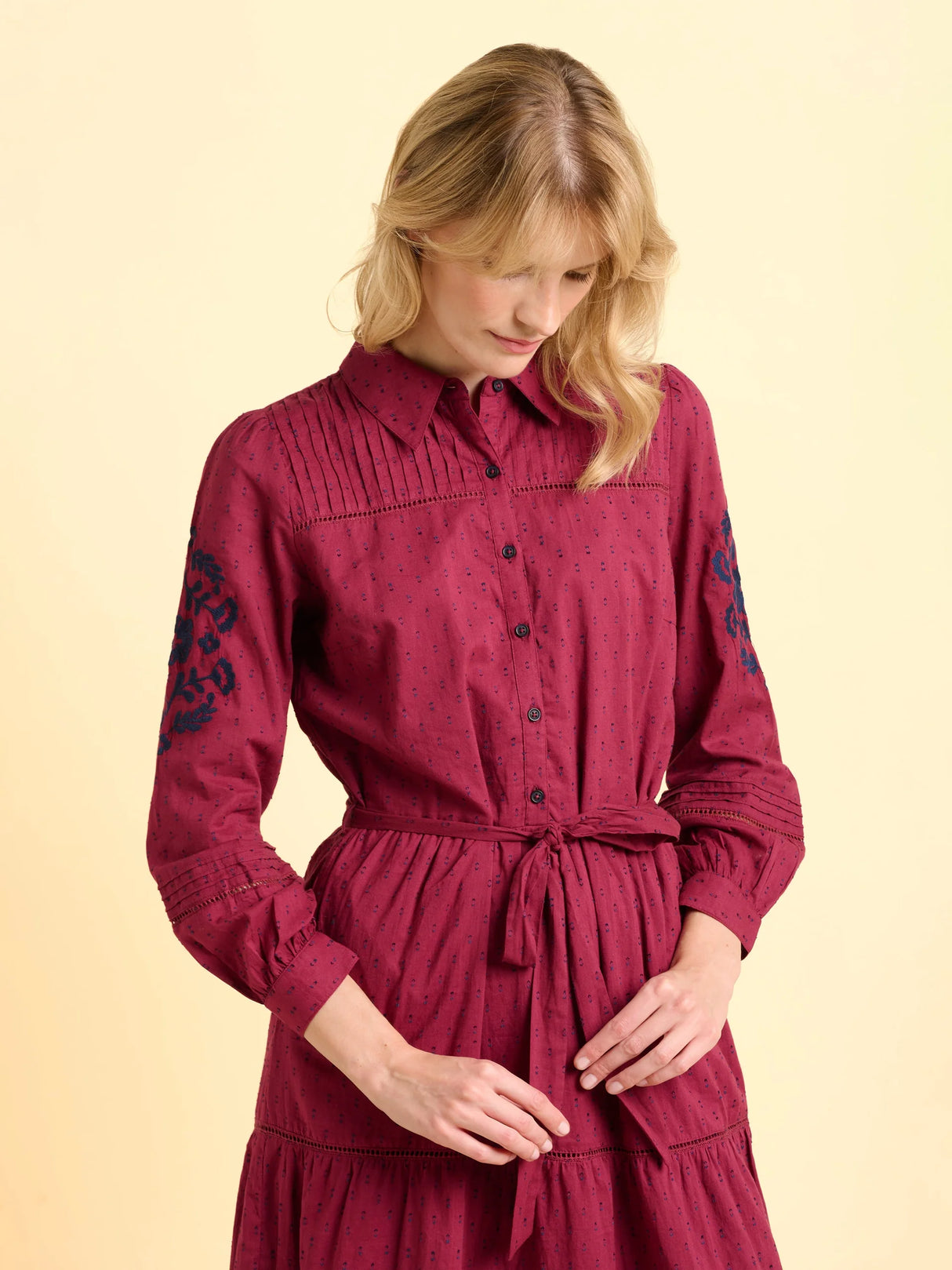 Brakeburn Embers Maxi Dress - Burgundy