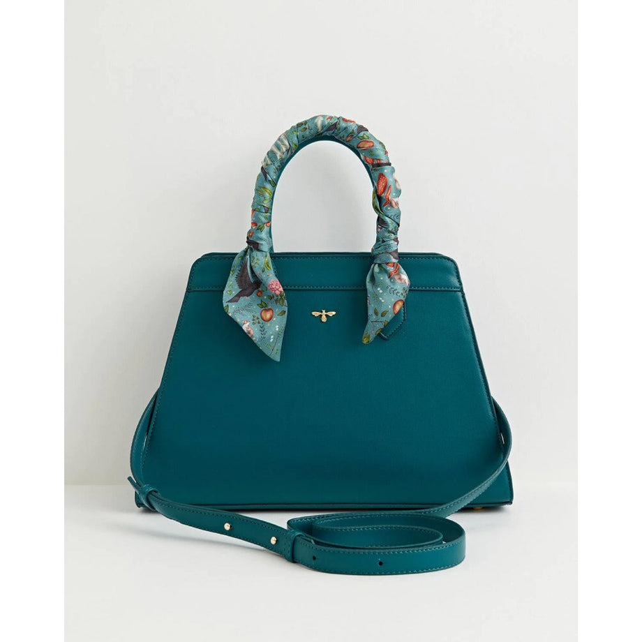 Teal discount tote bag