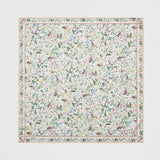 Fable England 70cm Yellow Meadow Creatures Square Scarf