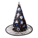 Premier 37cm Adult Witch Hat with LEDs Spiderweb Design (Choice of 2)