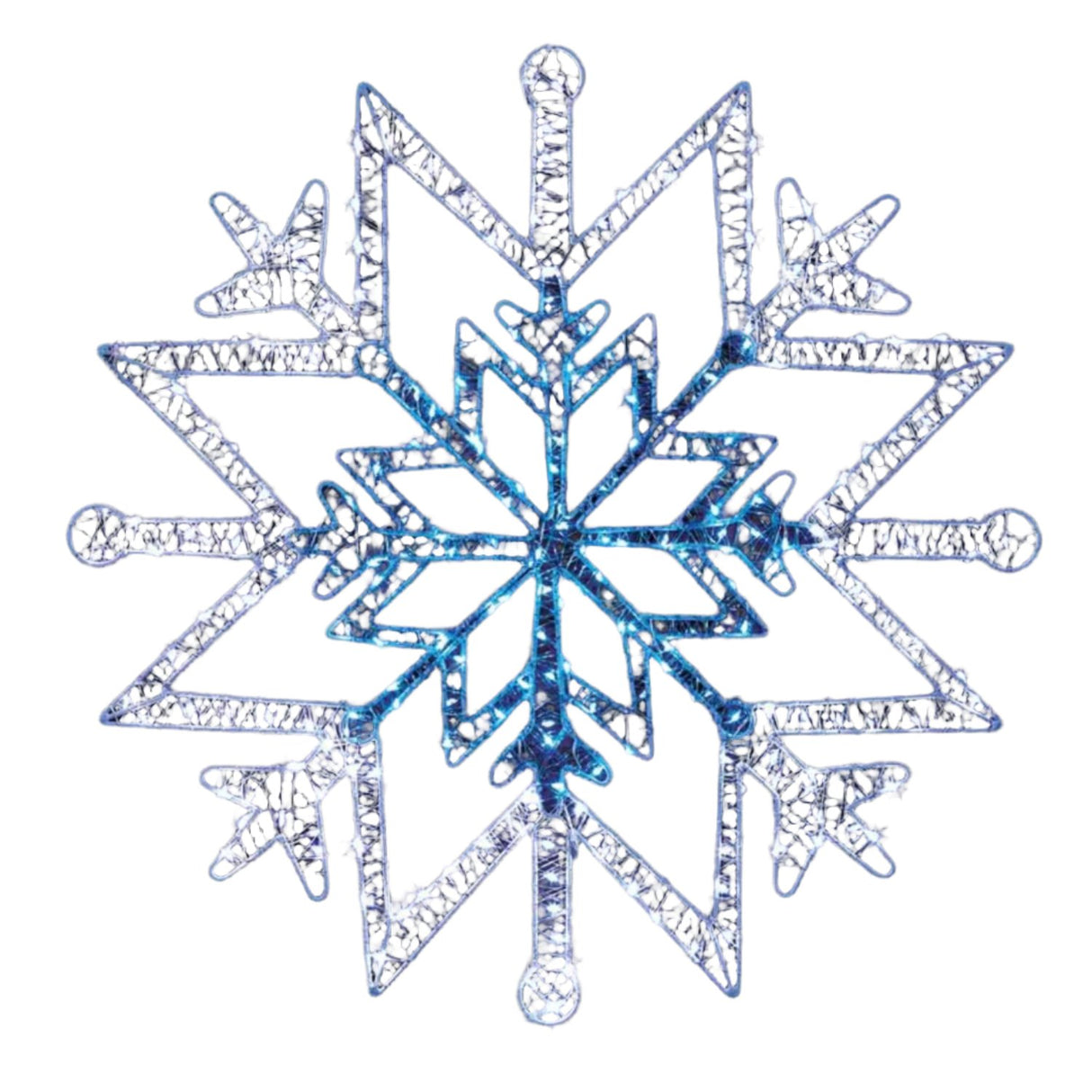 Lumineo 50cm MicroBright Snowflake Motif with 260 LEDs