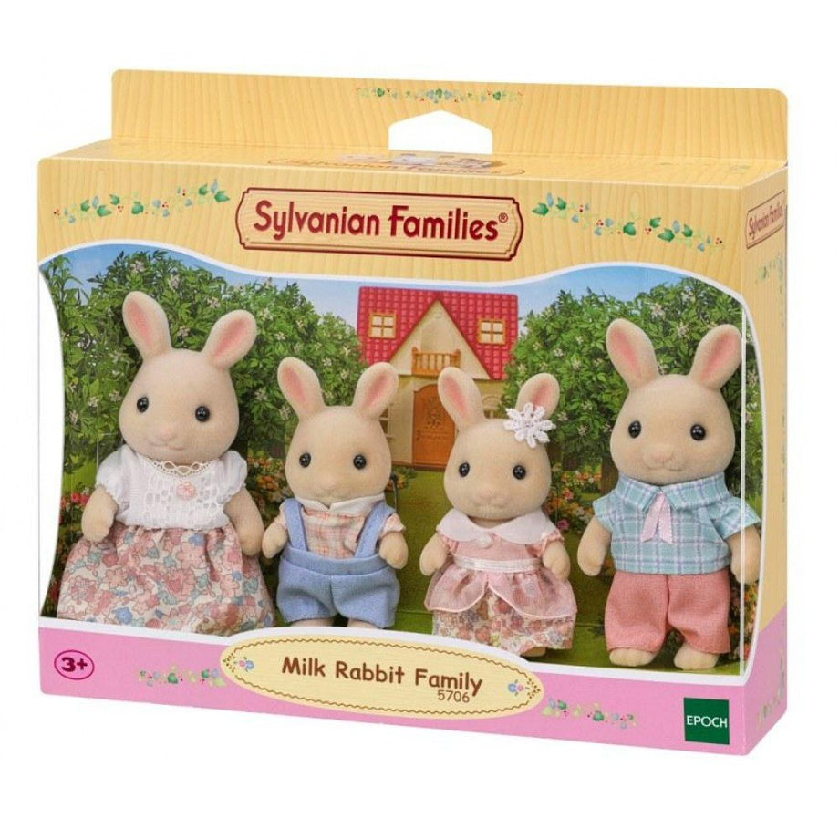 Sylvanian Families Milk Rabbit Family – Old Railway Line Garden Centre