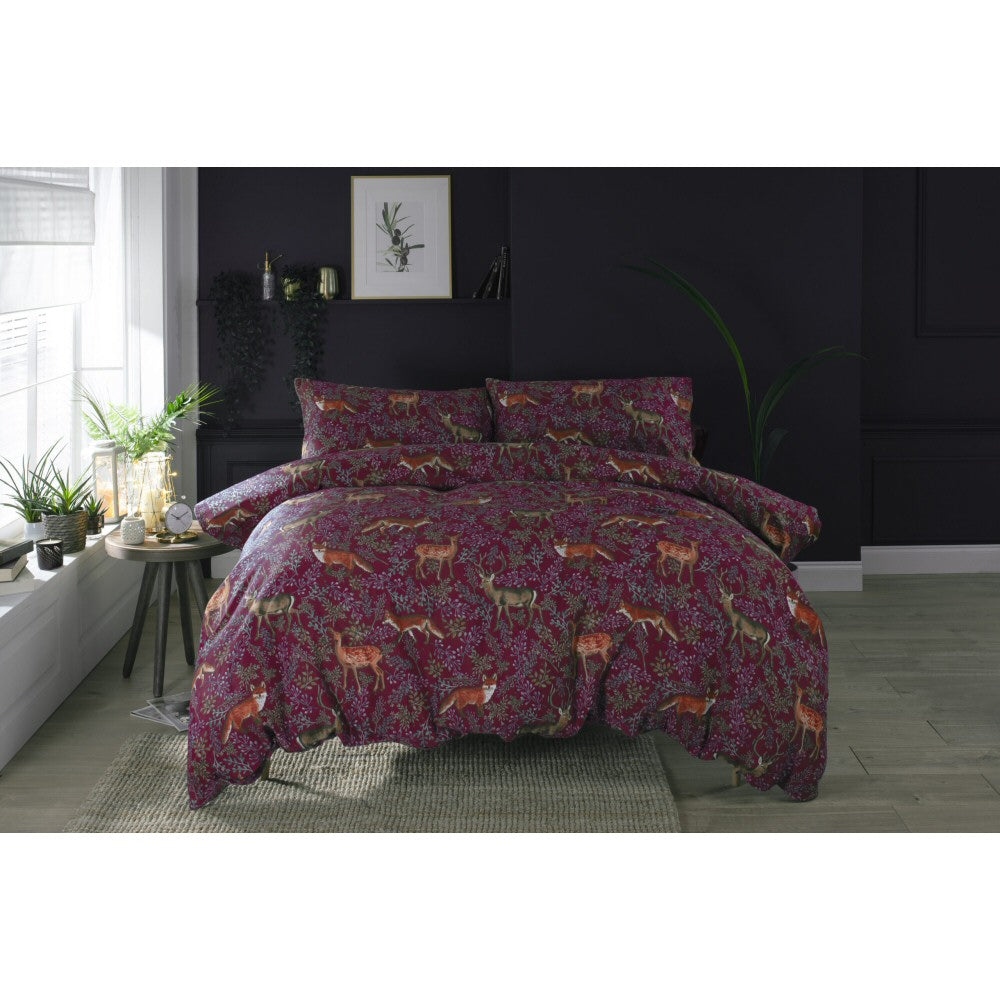 Deyongs 135cm Red Fox & Deer Single Duvet