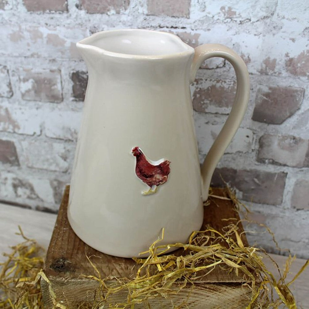 Richard Langs 18cm Embossed Chicken Jug