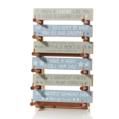 Richard Langs 20cm Men's Table Top Quote Block (Choice of 6)