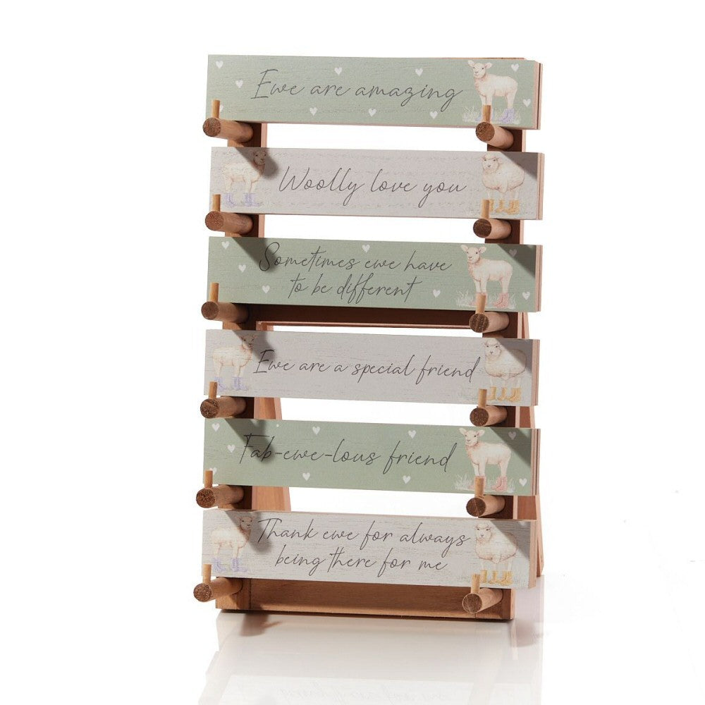 Richard Langs Lamb With Wellies Table Top Block (Choice of 6)