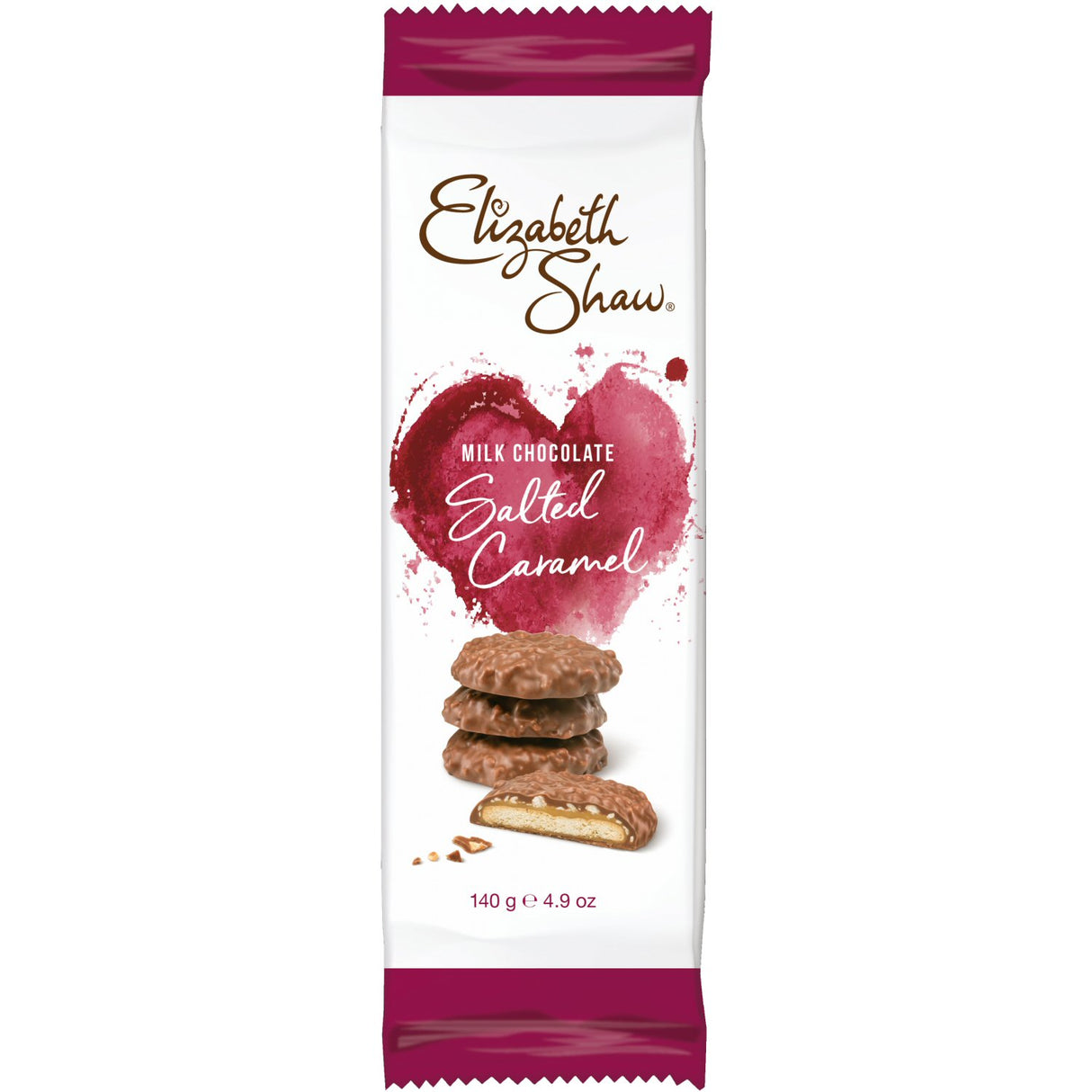 Elizabeth Shaw 140g Milk Chocolate Salted Caramel Biscuits