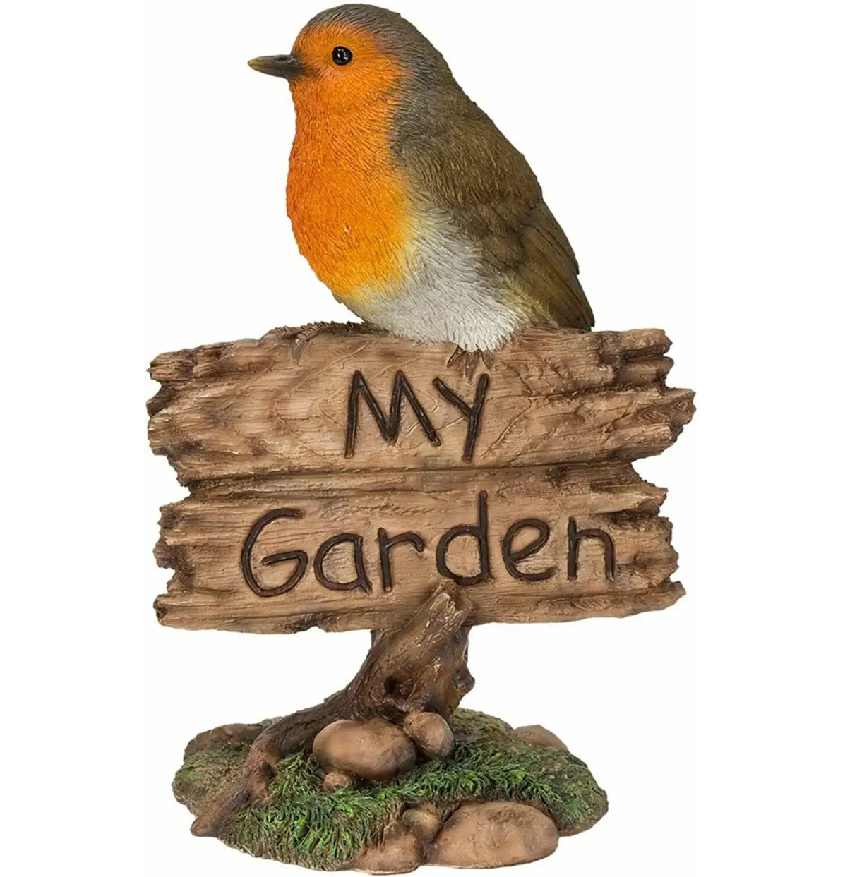 Vivid Arts 15.5cm My Garden Sign Robin MG-ROBN-F
