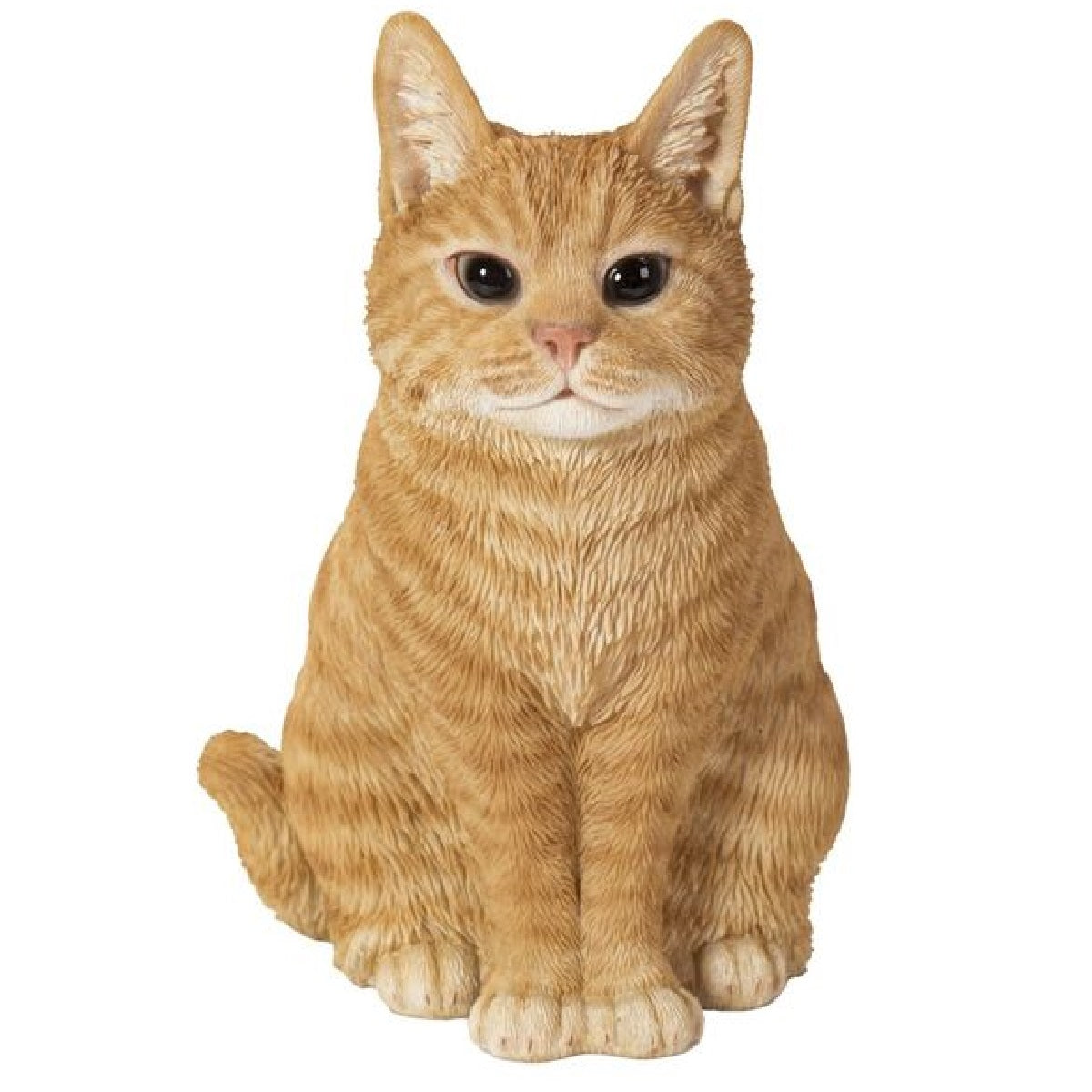 Vivid Arts 19.5cm Real Life Sitting Cat Ginger XRL-SC31-D