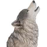 Vivid Arts 58cm Real Life Sitting Wolf Ornament