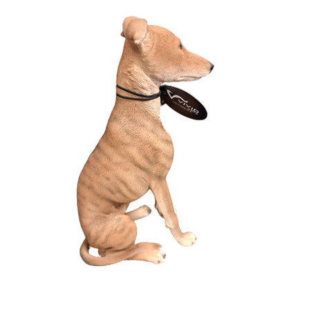 Vivid Arts 21cm Real Life Whippet Size Ornament