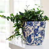 Ivyline 13cm Blue Vintage Monza Planter