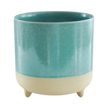 Ivyline 8.5cm Aqua Matte Jolie Planter