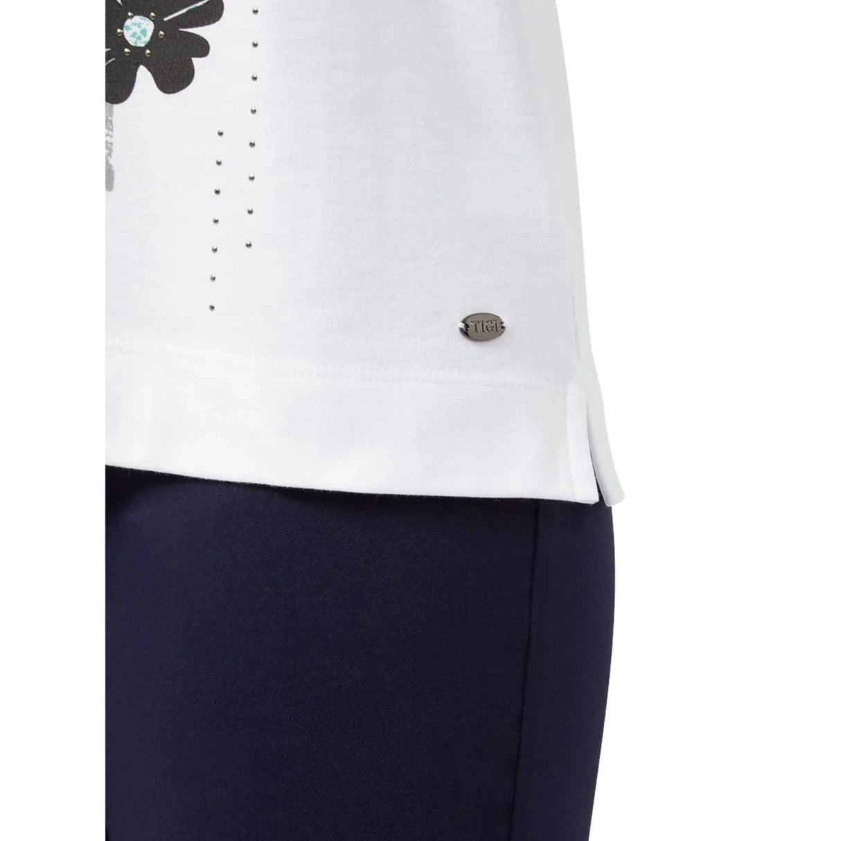 TIGI 14/16 Floral Embellished Placement Top