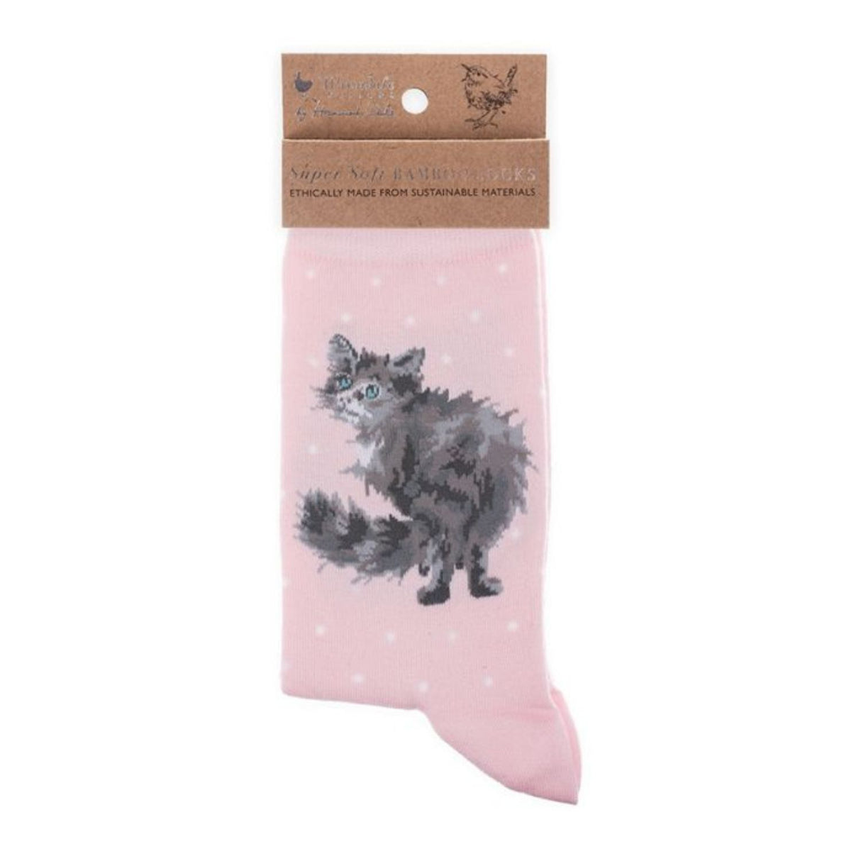 Wrendale 4-7 Glamour Puss Cat Socks