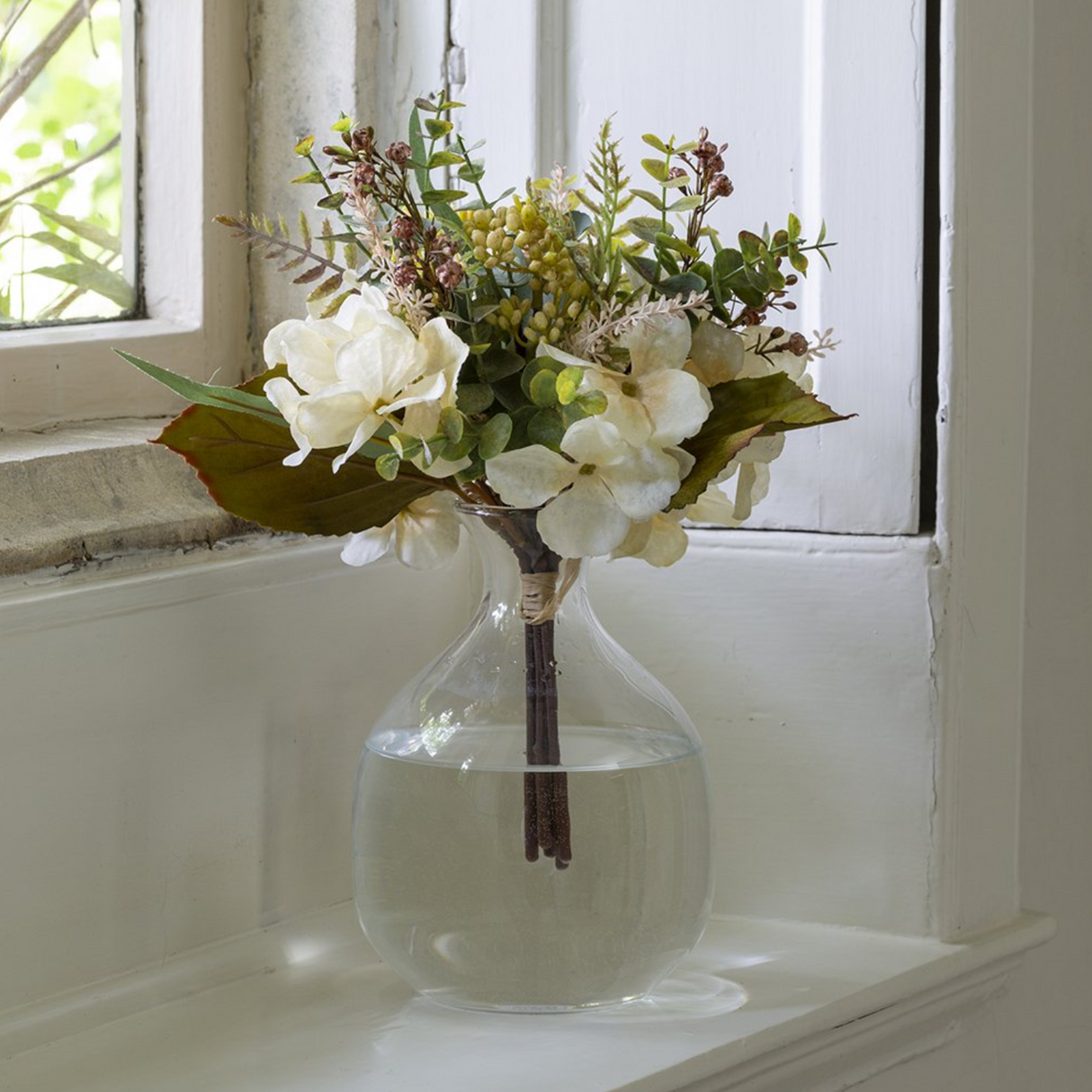 Grand Illusions Ivory Hydrangea Bouquet