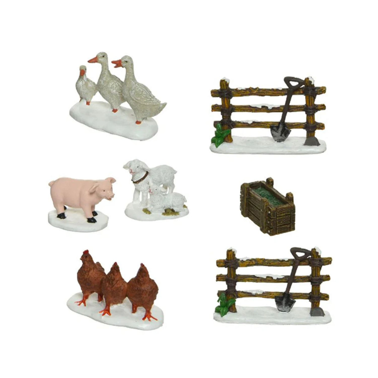 Lumineo Farm 7 Piece Animals & Scenery Set