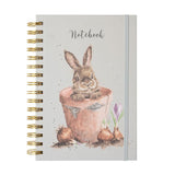 Wrendale A5 The Flower Pot Rabbit Notebook