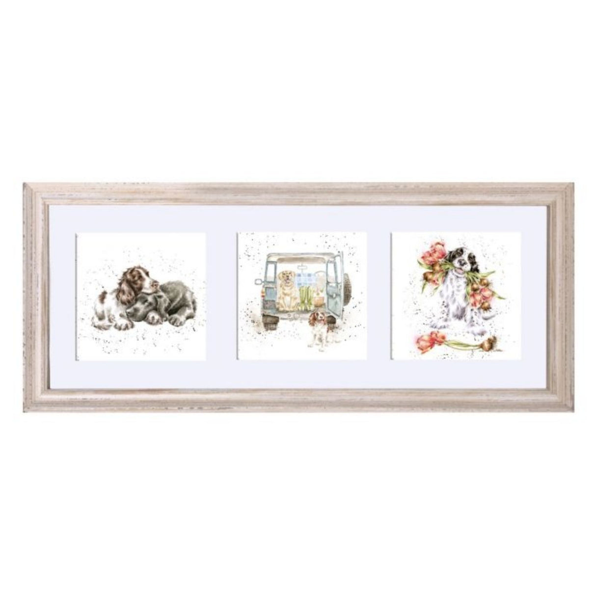 Wrendale 61cm A Trio of Dogs Picture Frame